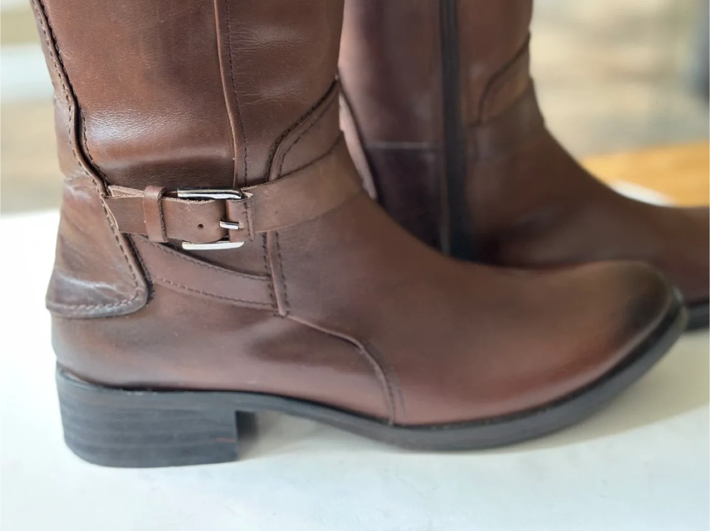 XACATA Leather Riding Boots made in Spain Size EUR 40 / US 9-9.5 image indicator(5)