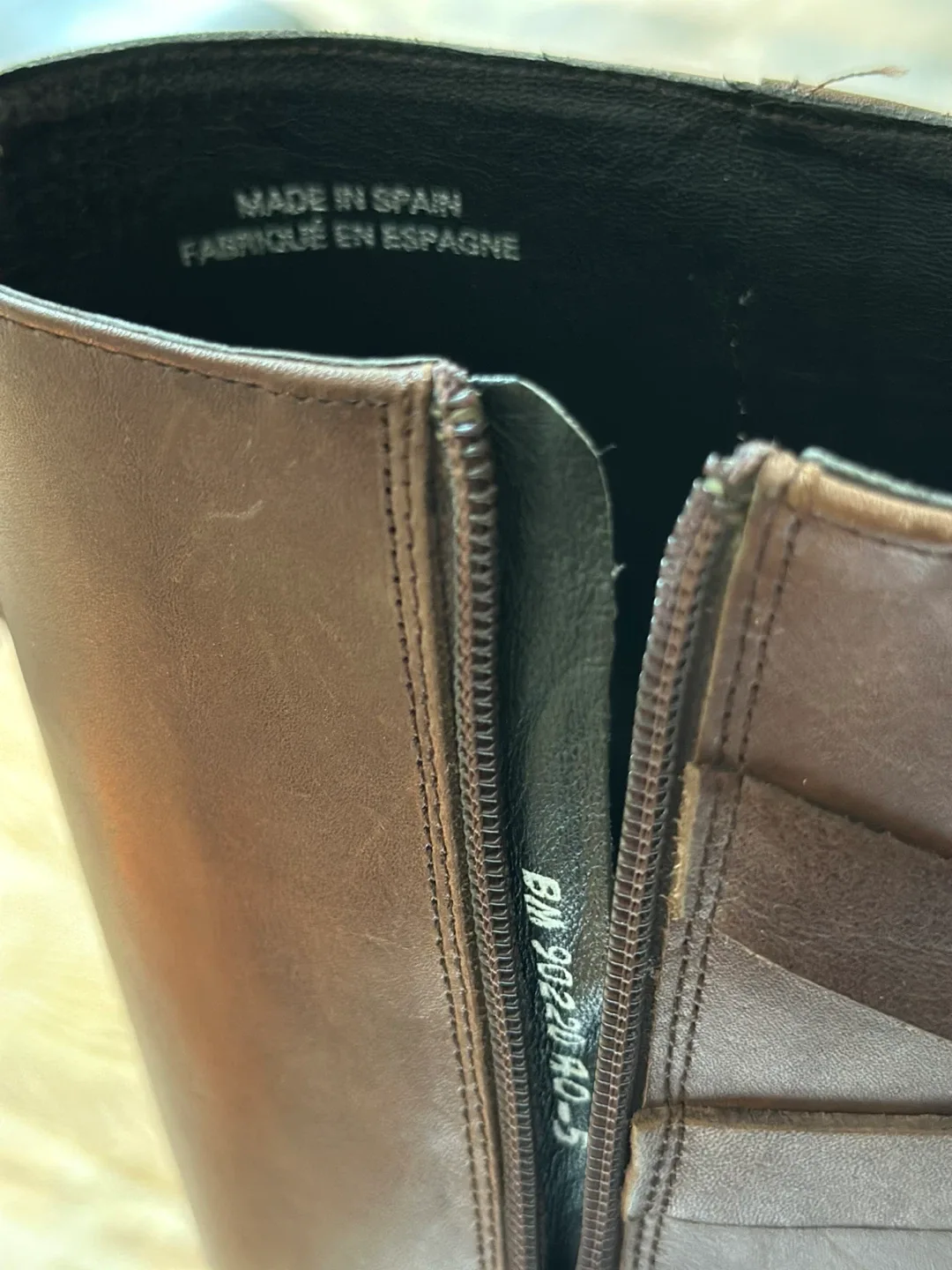 XACATA Leather Riding Boots made in Spain Size EUR 40 / US 9-9.5 image indicator(9)