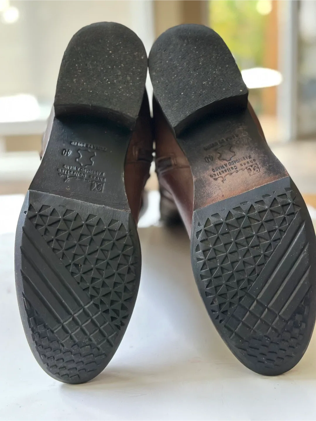 XACATA Leather Riding Boots made in Spain Size EUR 40 / US 9-9.5 image indicator(10)