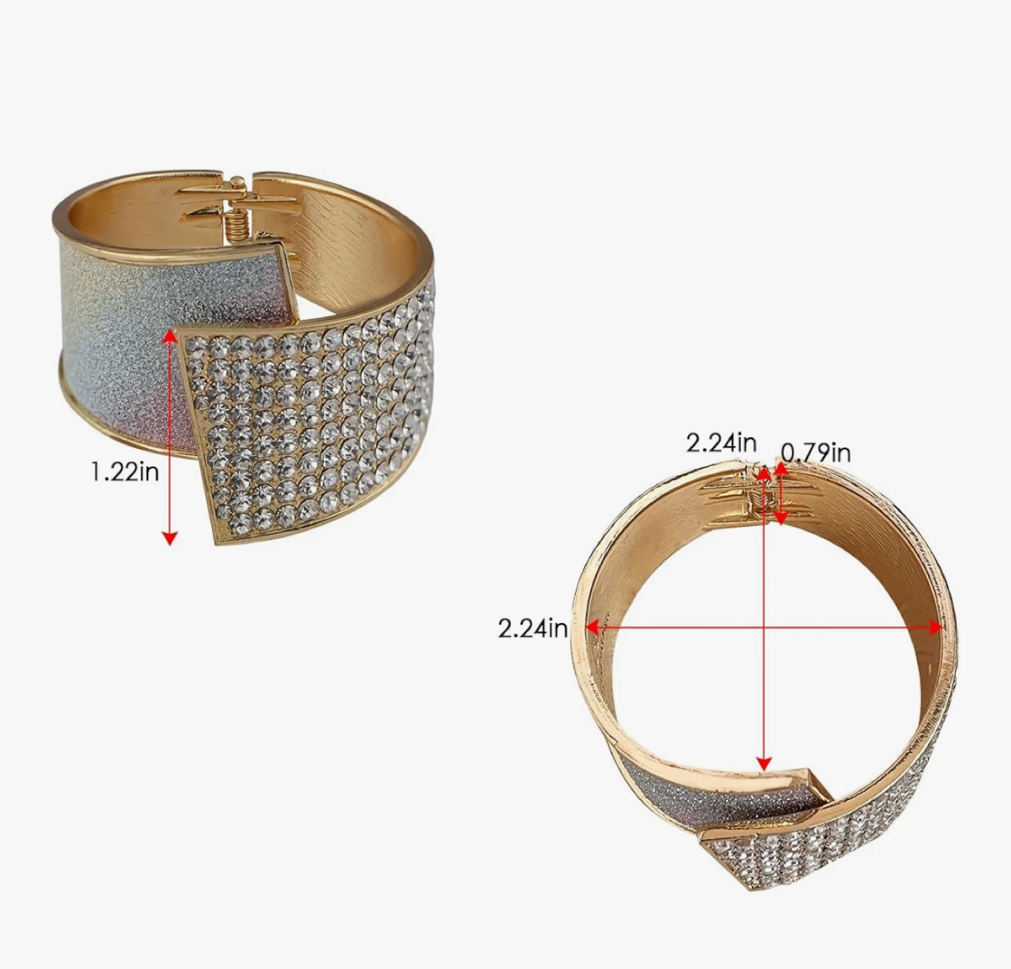 Bohend Rhinestone Chunky Bracelet - New! - photo 3