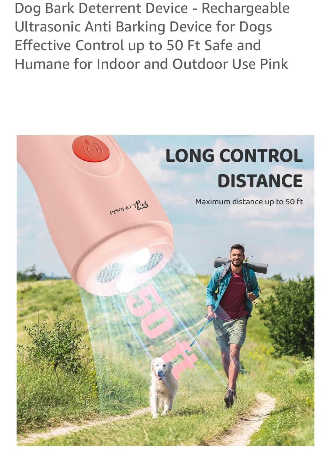 Dog Bark Deterrent Device - Rechargeable image indicator(3)