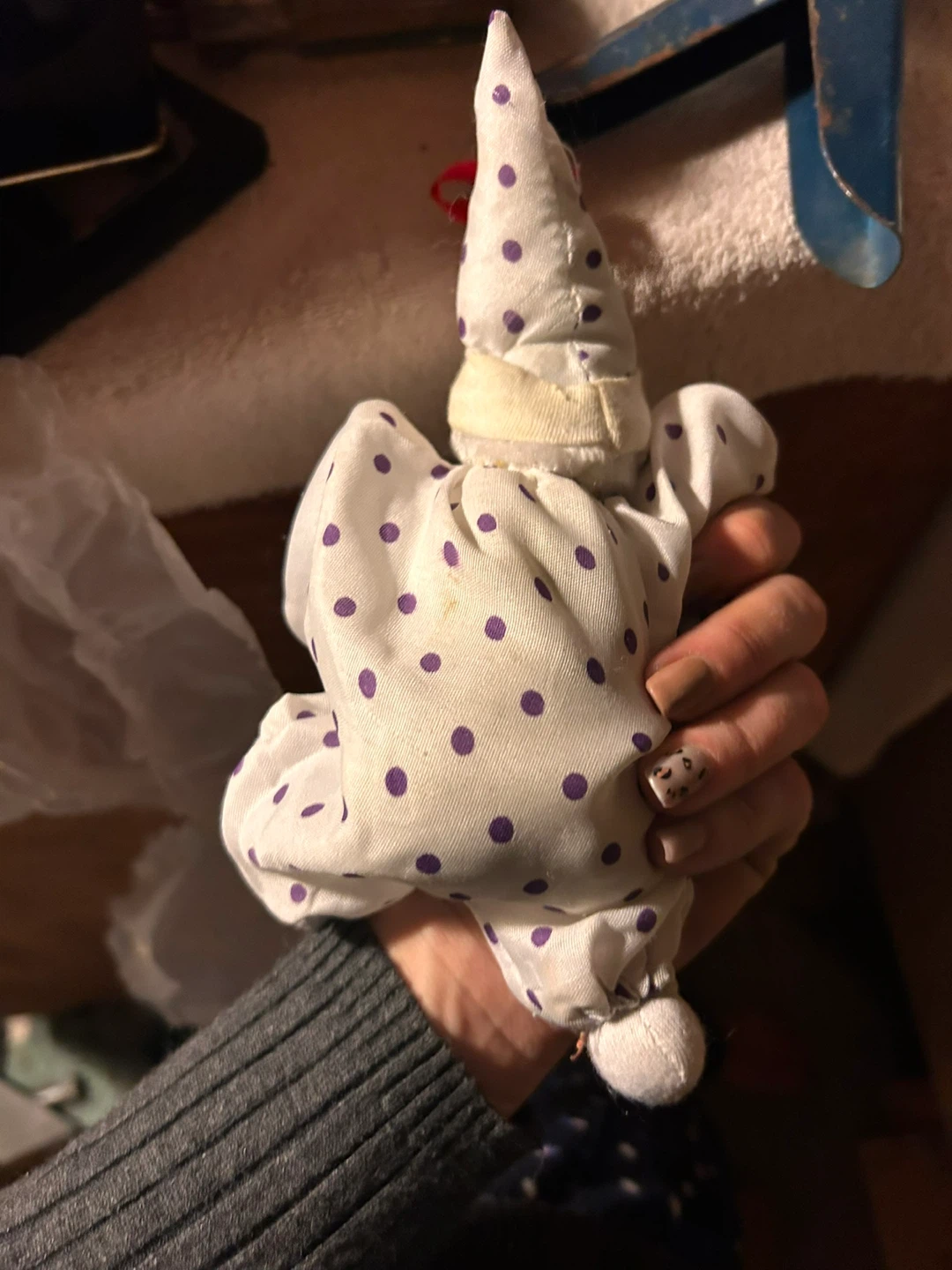 🥕 🎃 Vintage Clown Doll (great Halloween decor) - photo 2
