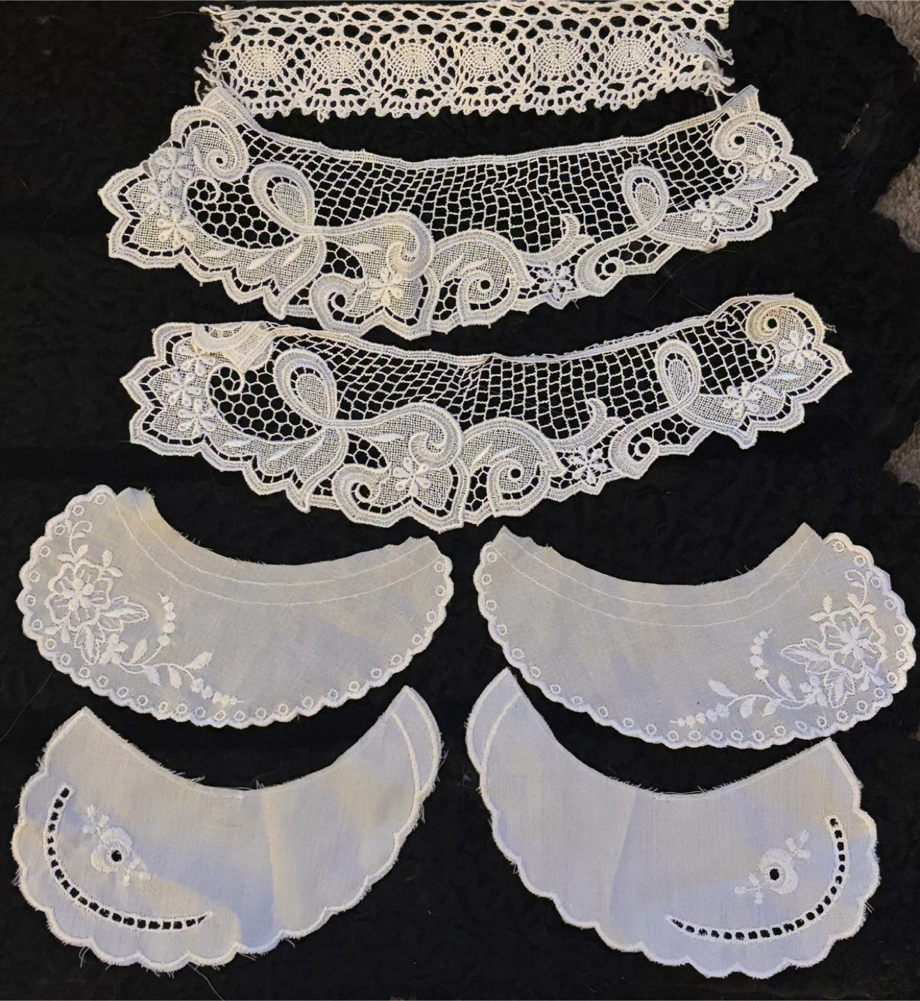 Various Vintage/New lace and collars for sewing - photo 4