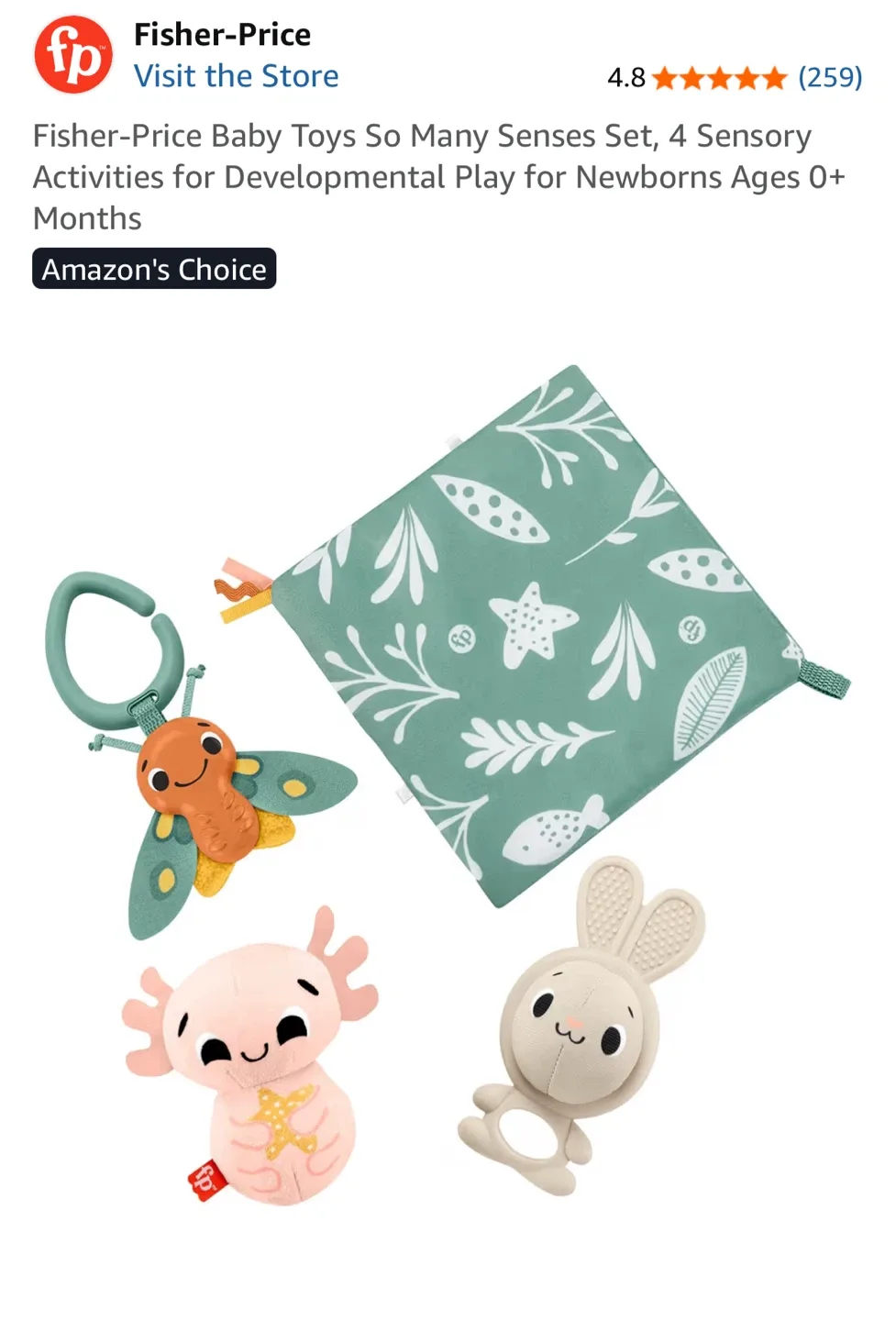 Fisher Price So Many Senses Gift Set - BRAND NEW image indicator(2)