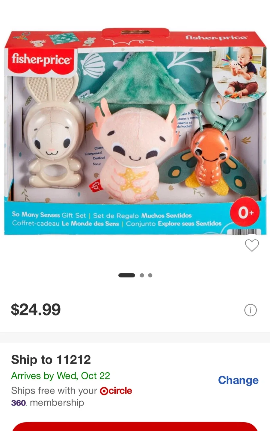 Fisher-Price So Many Senses Gift Set - BRAND NEW thumbnail