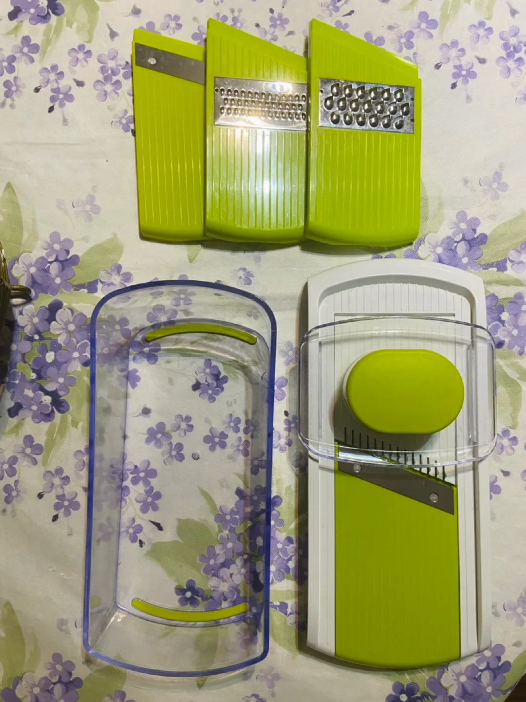 Green Mandoline Slicer Set🥕 image indicator(3)