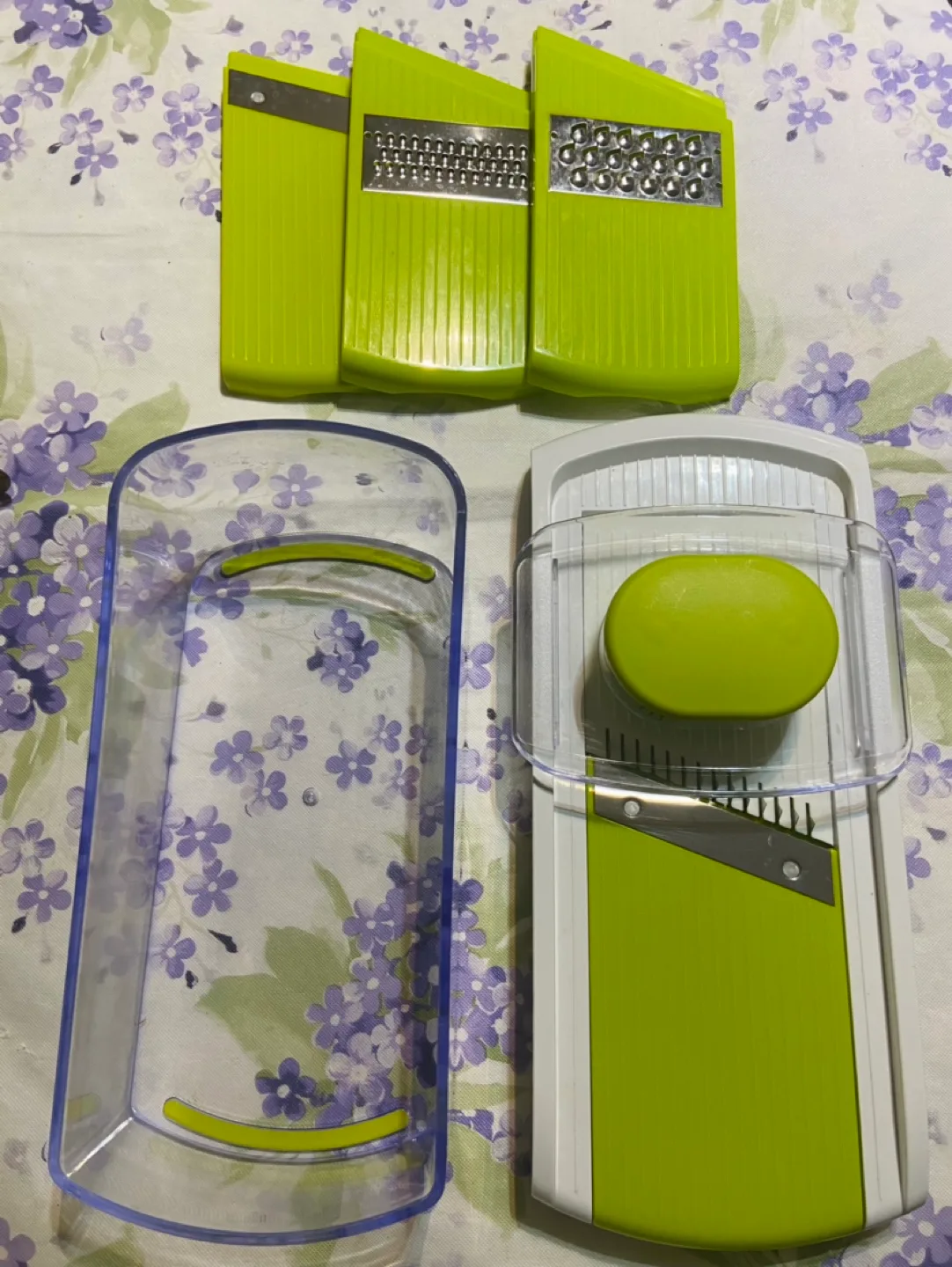 Green Mandoline Slicer Set🥕 image indicator(5)
