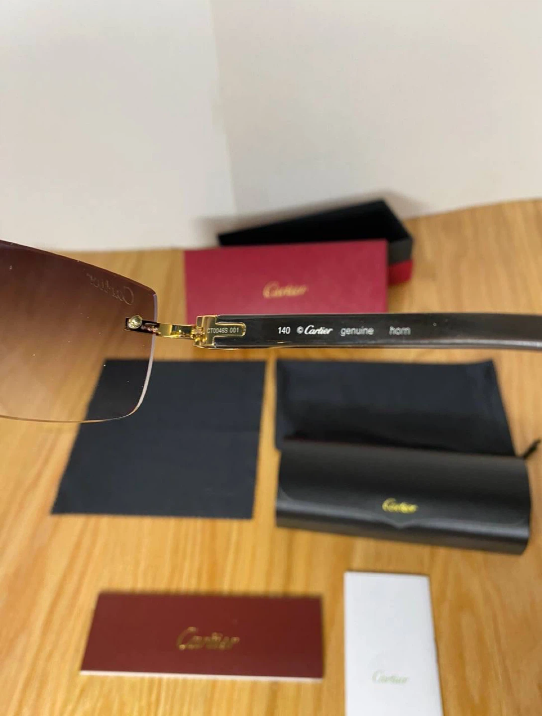 Cartier Rimless Sunglasses