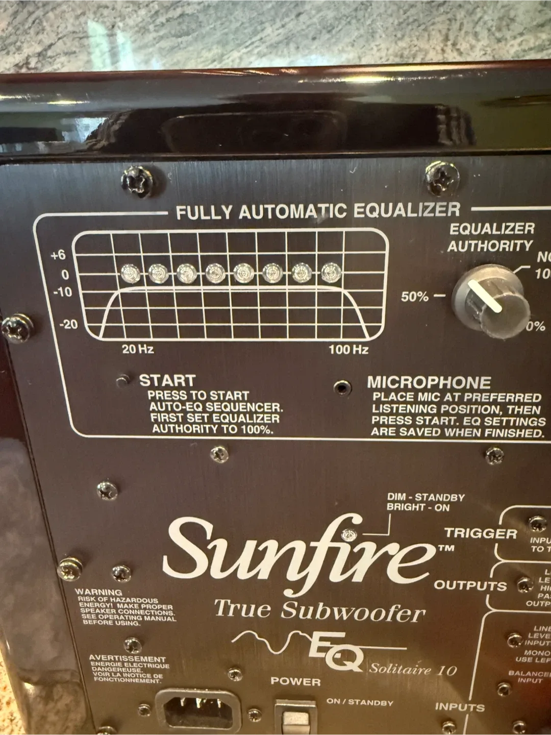 Sunfire True Subwoofer EQ Solitaire 10 image indicator(3)