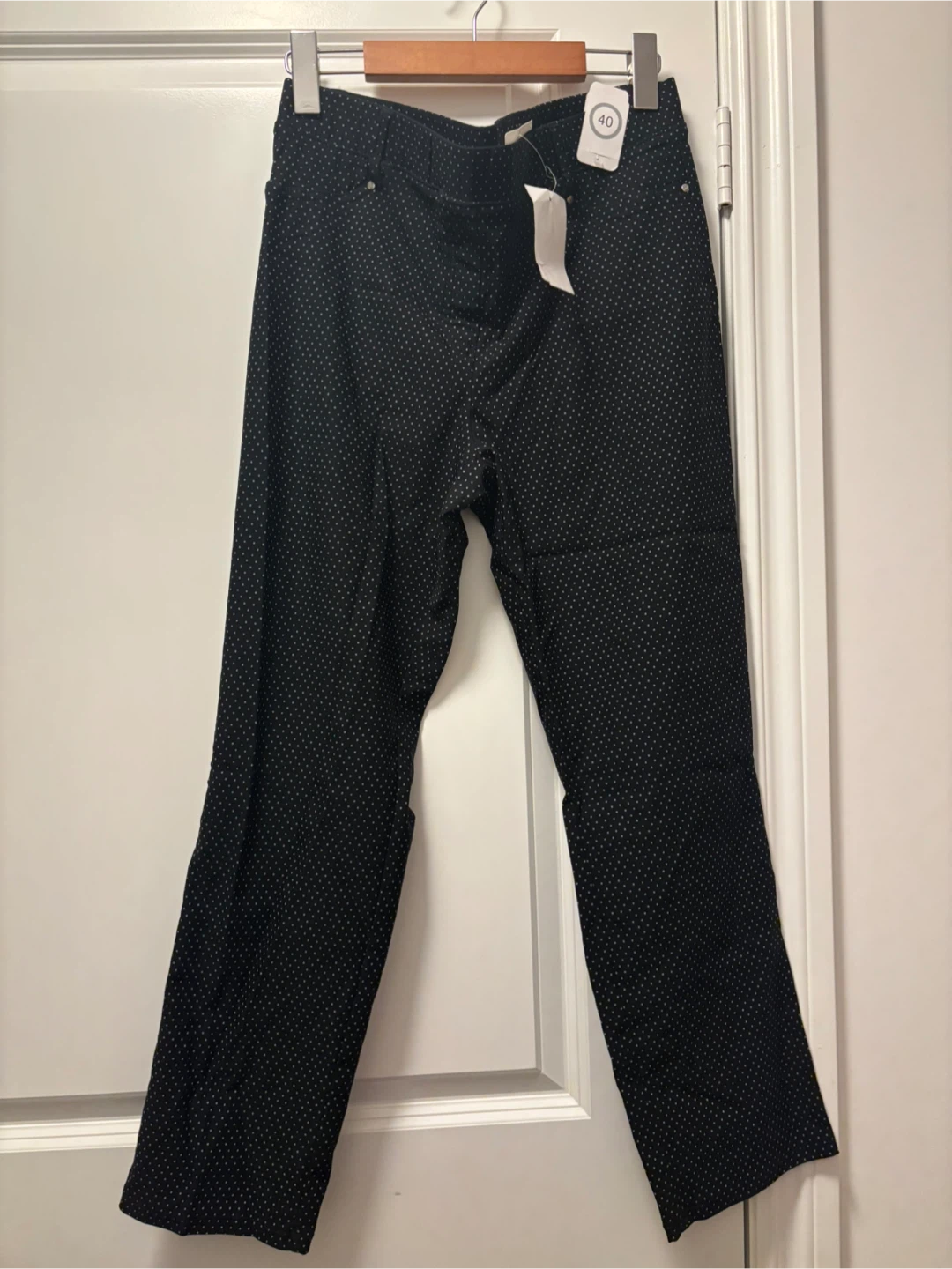 Black Polka Dot Pants