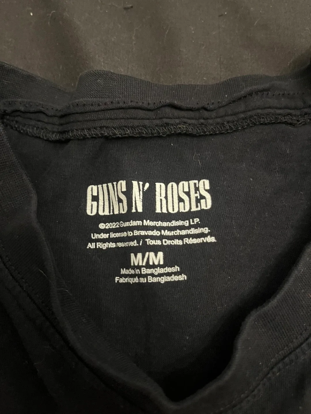 Guns N' Roses Black Cropped Tank Top image indicator(2)