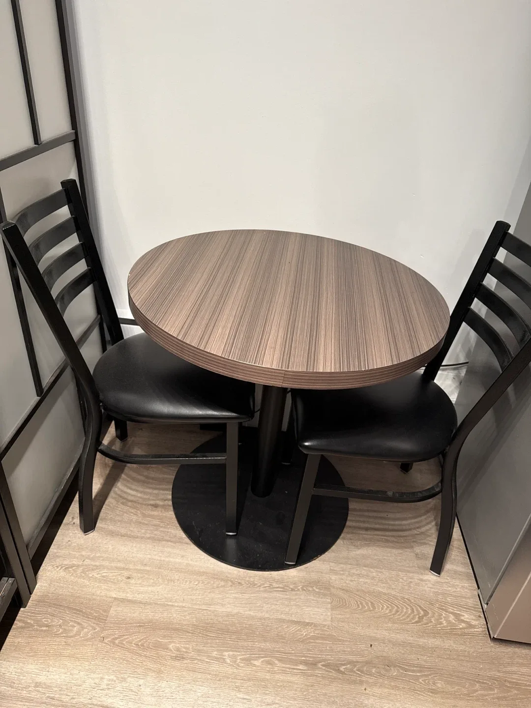 Round Dining Table with Two Chairs thumbnail