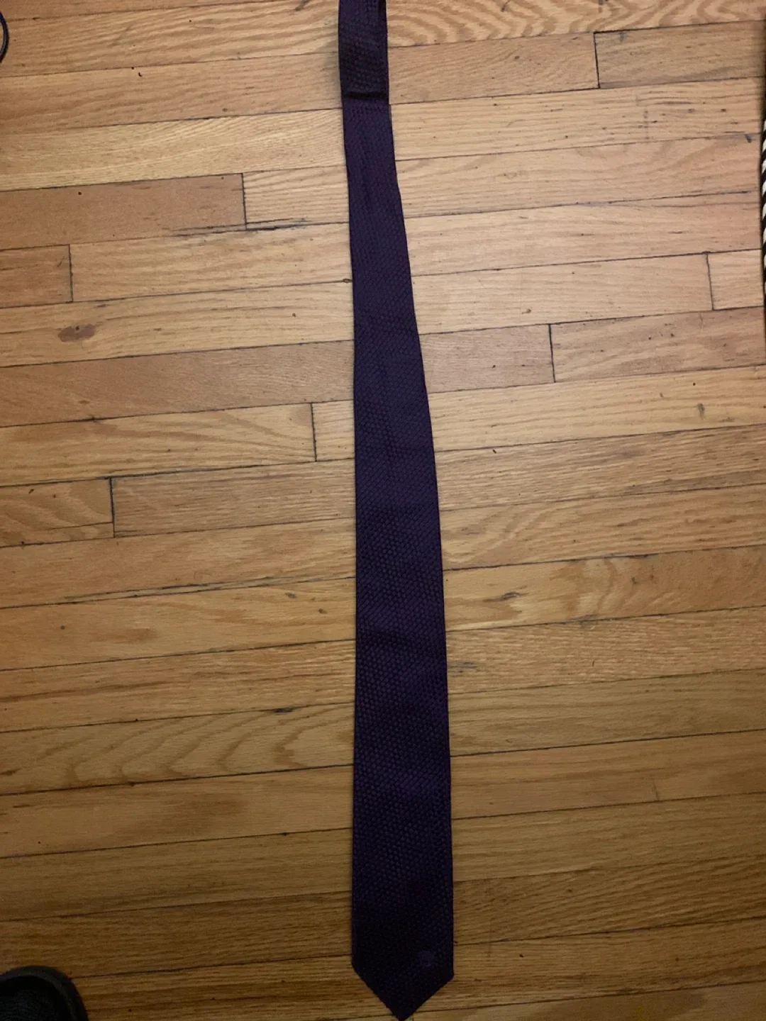 Versace Purple Silk Tie