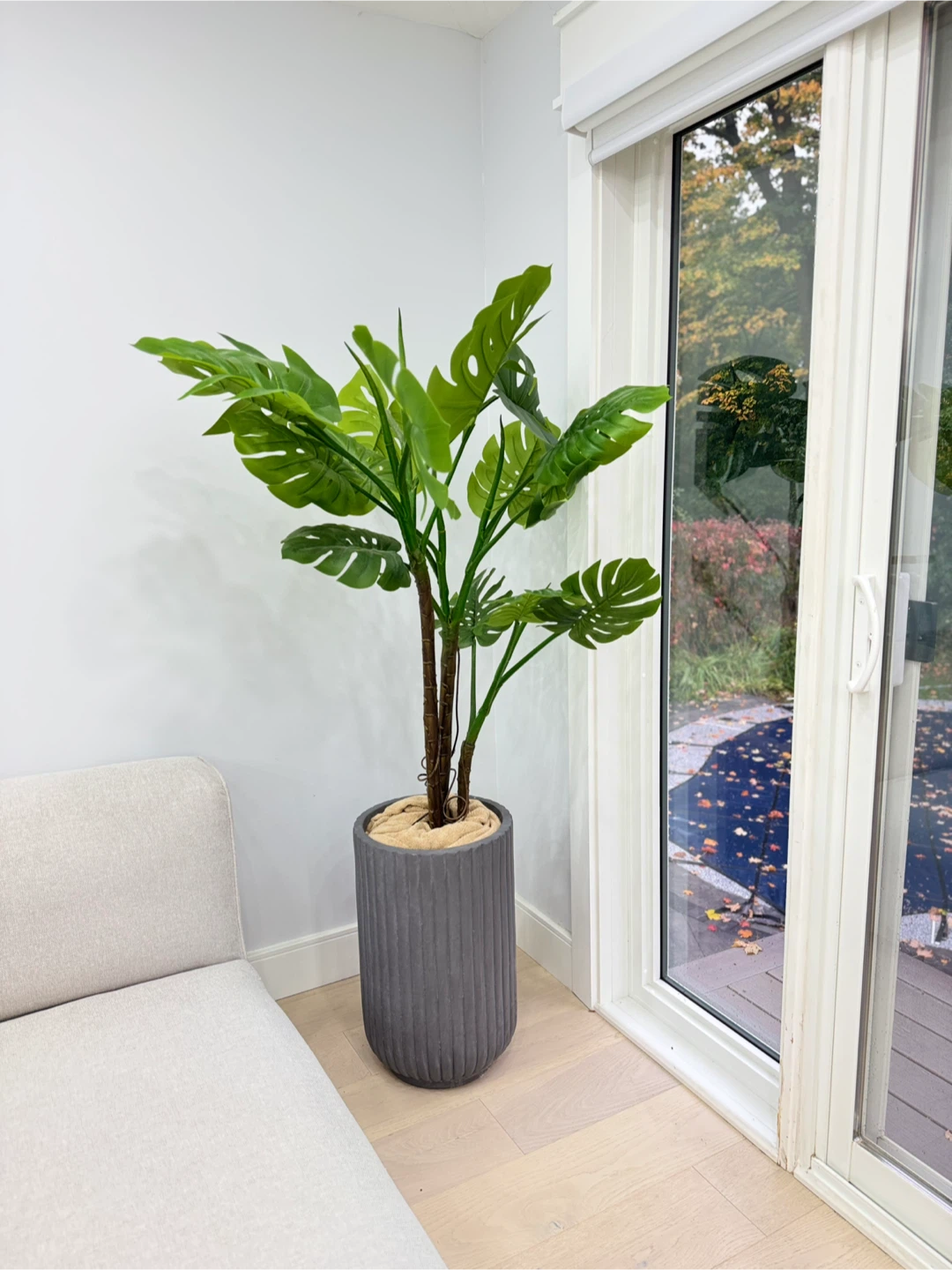 Faux Monstera Plant - planter not included