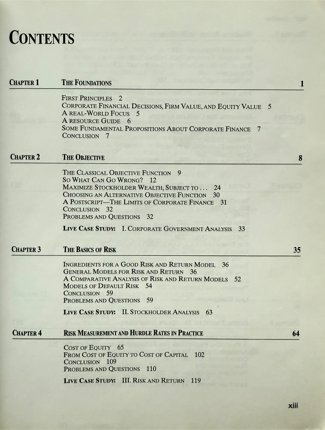 APPLIED CORPORATE FINANCE: A USER’S MANUAL BY ASWATH DAMODARAN - photo 2