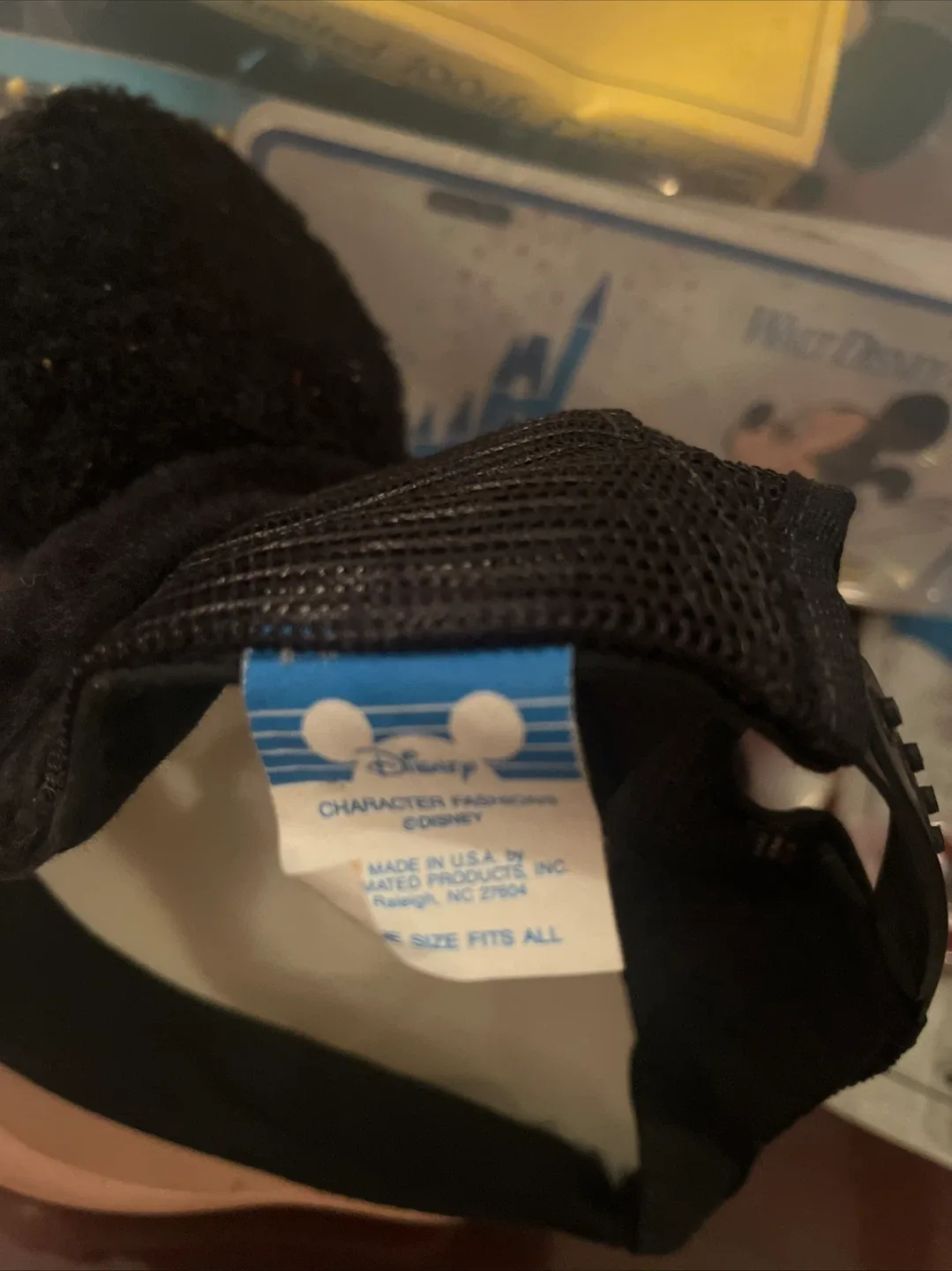 Vintage 80s/90s Mickey Mouse Character Face Trucker Hat image indicator(4)