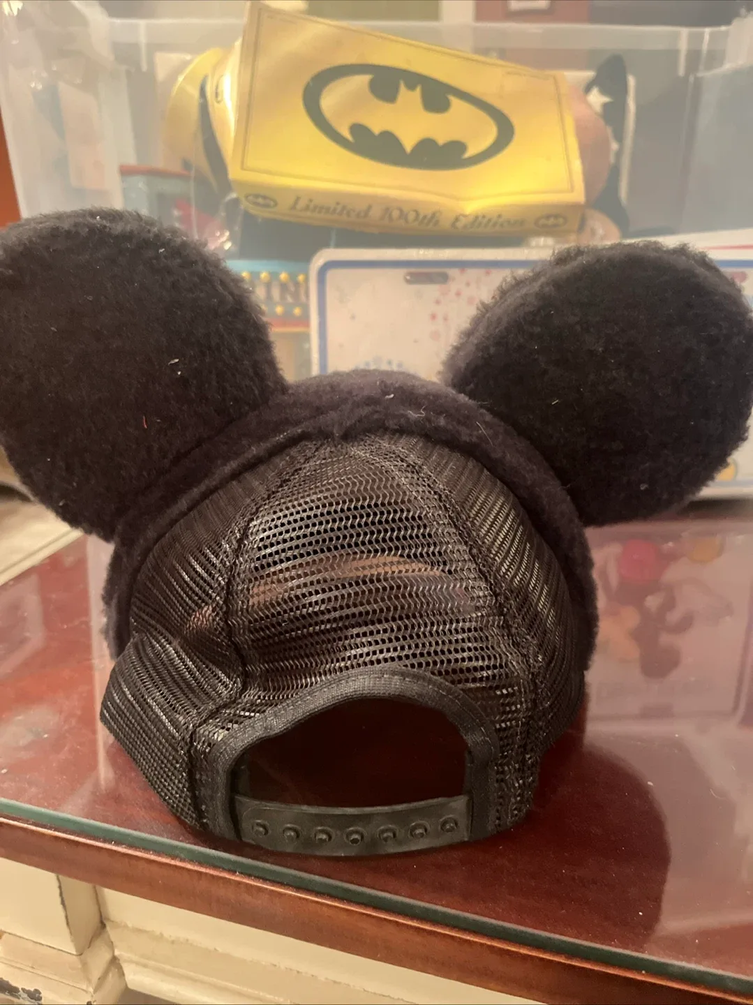 Vintage 80s/90s Mickey Mouse Character Face Trucker Hat image indicator(3)