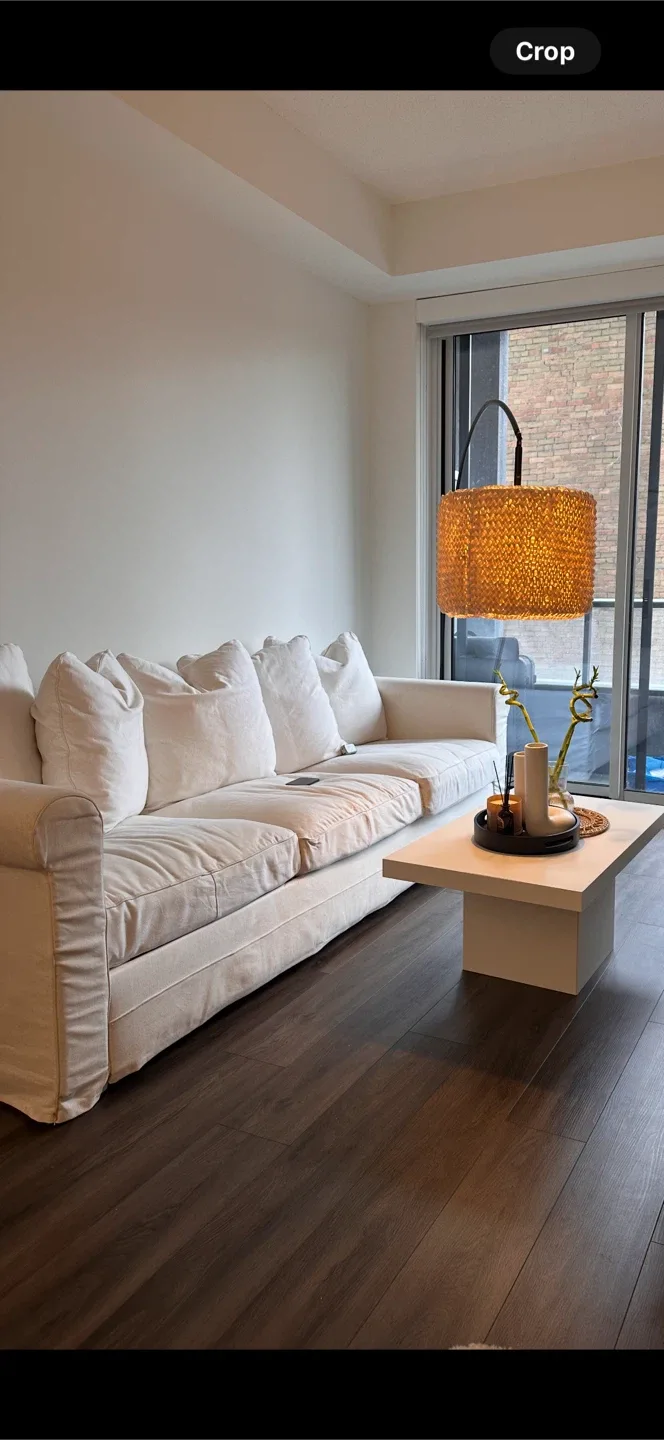 IKEA HÄRLANDA 3-Seat Sofa - White image indicator(3)