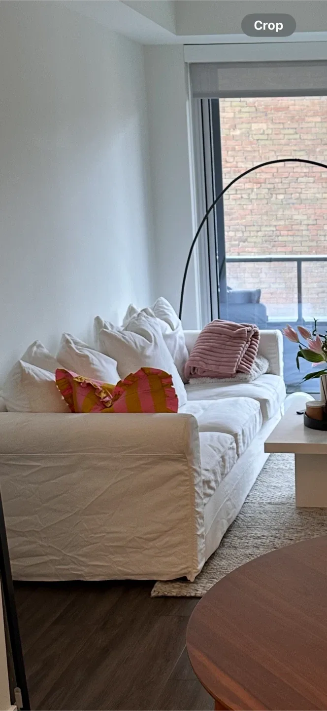 IKEA HÄRLANDA 3-Seat Sofa - White image indicator(2)