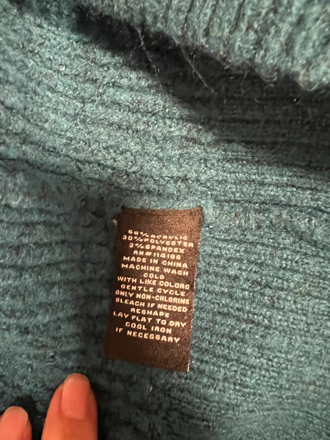 Verve Ami Teal Sweater - Size M image indicator(3)