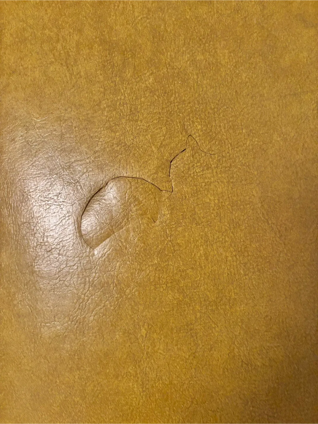 Vintage Mustard Yellow Footstool image indicator(5)