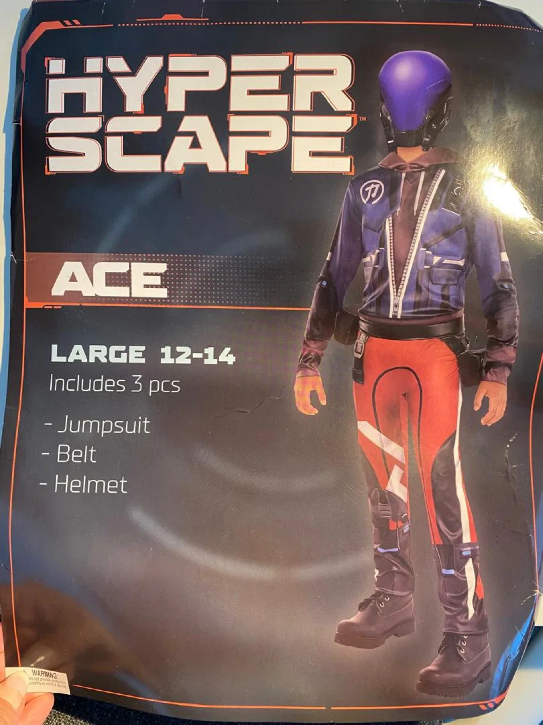 Hyper Scape ACE Costume - Size Large (12-14)