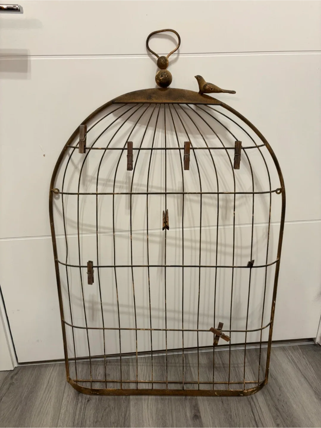 Decorative Metal Birdcage Wall Decor