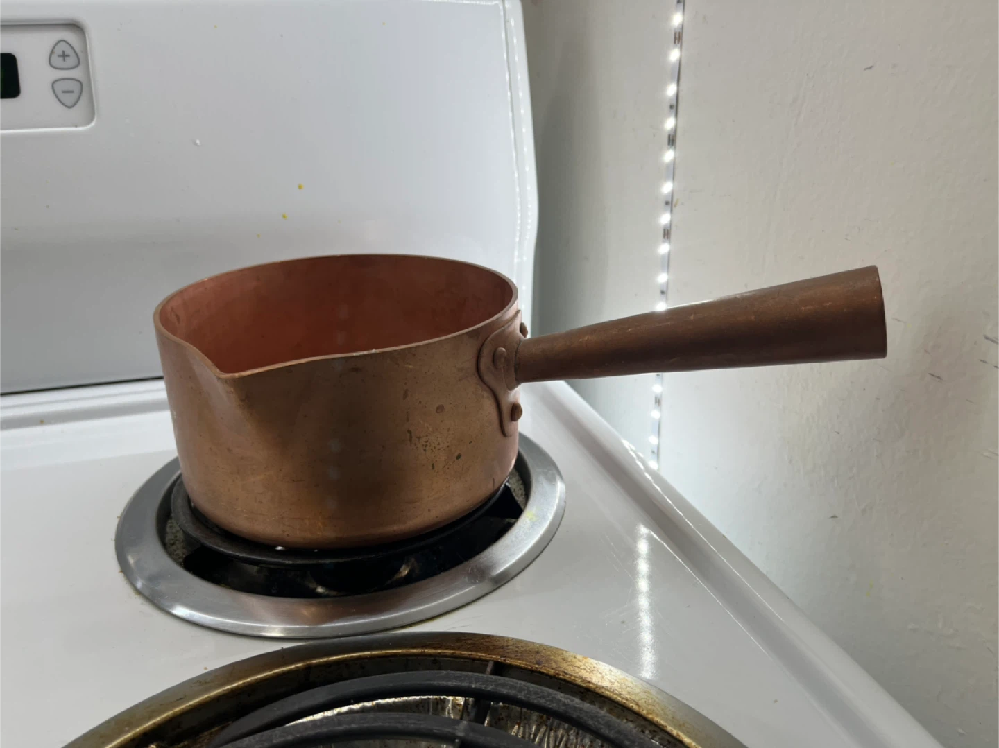 Vintage Copper Saucepan