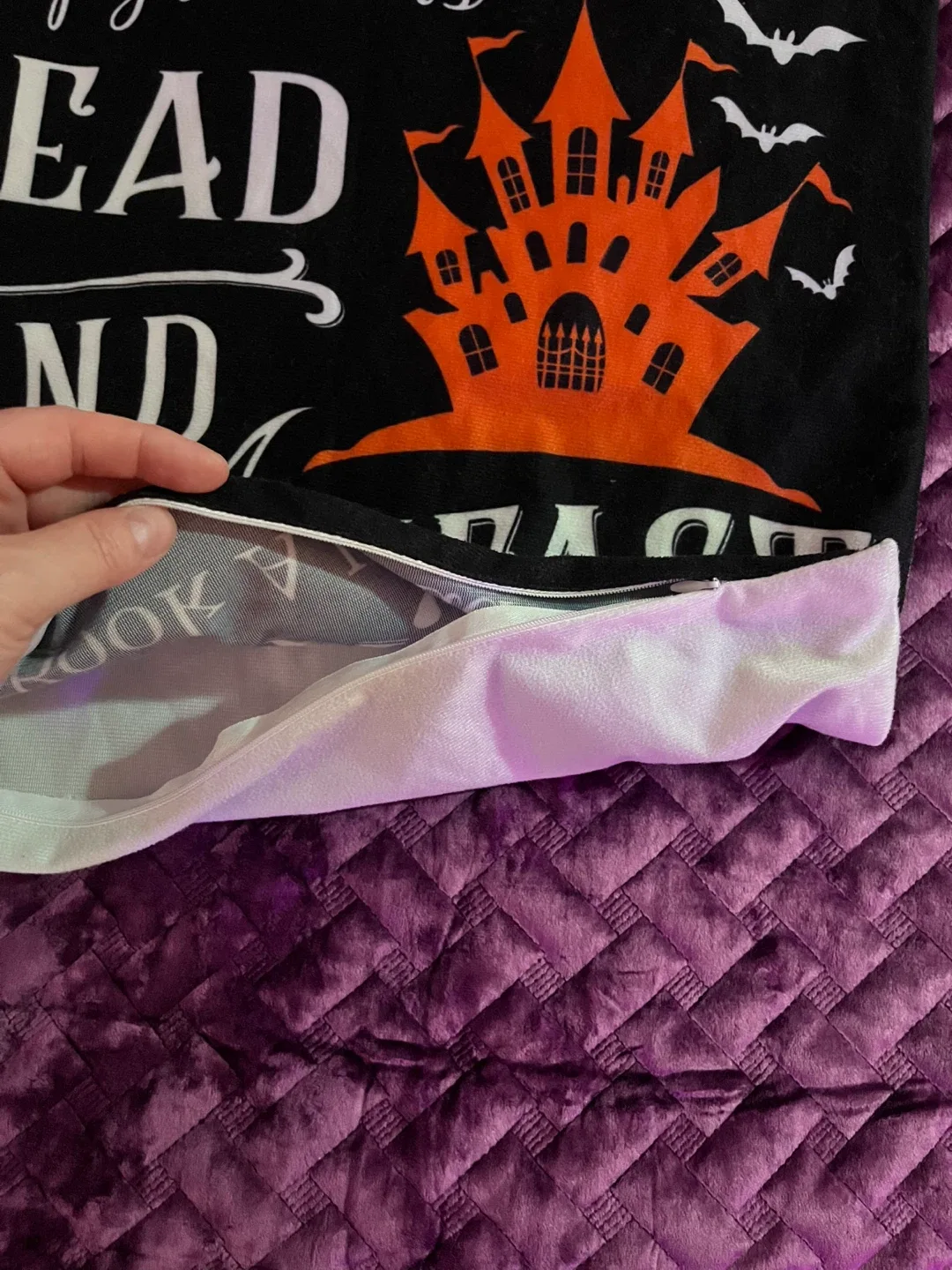 Sleepy Hollow Halloween Throw Pillow Cover 🥕 image indicator(2)