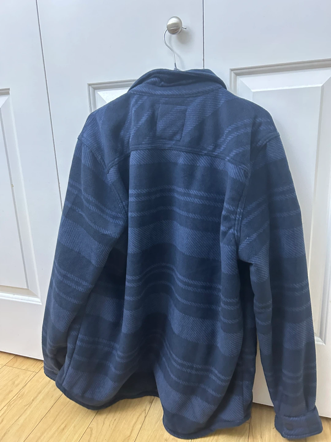 Voyager Blue Plaid Sherpa-Lined Shirt Jacket - photo 2