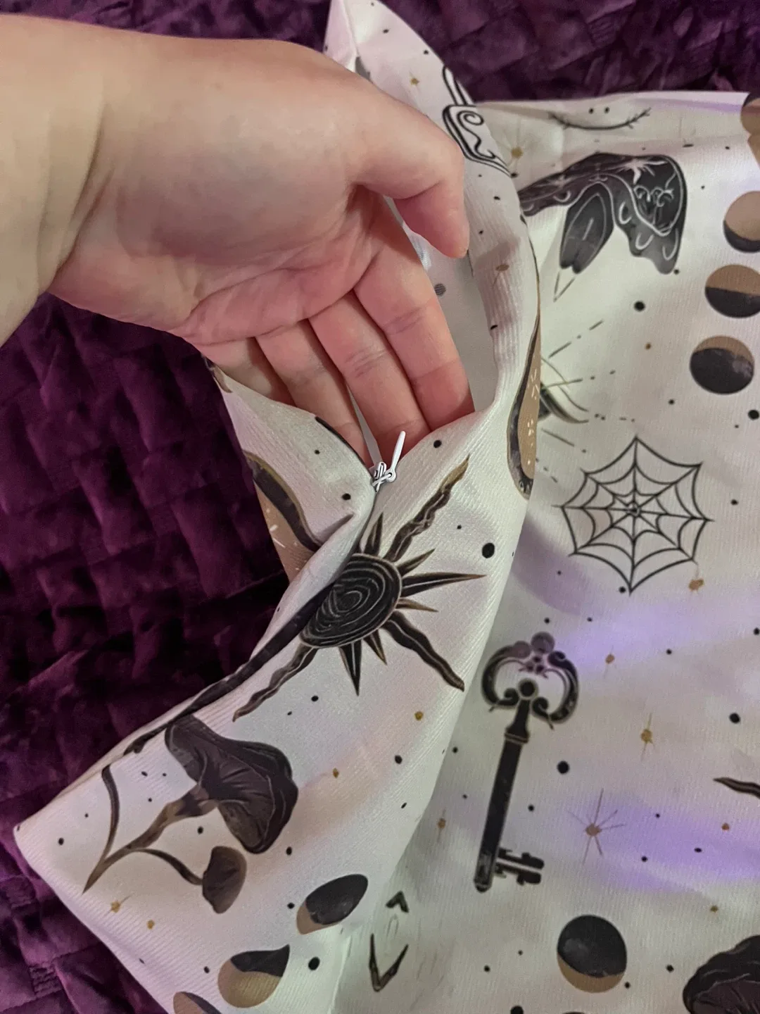 Halloween Mystic Print Pillow Cover 🥕 image indicator(2)