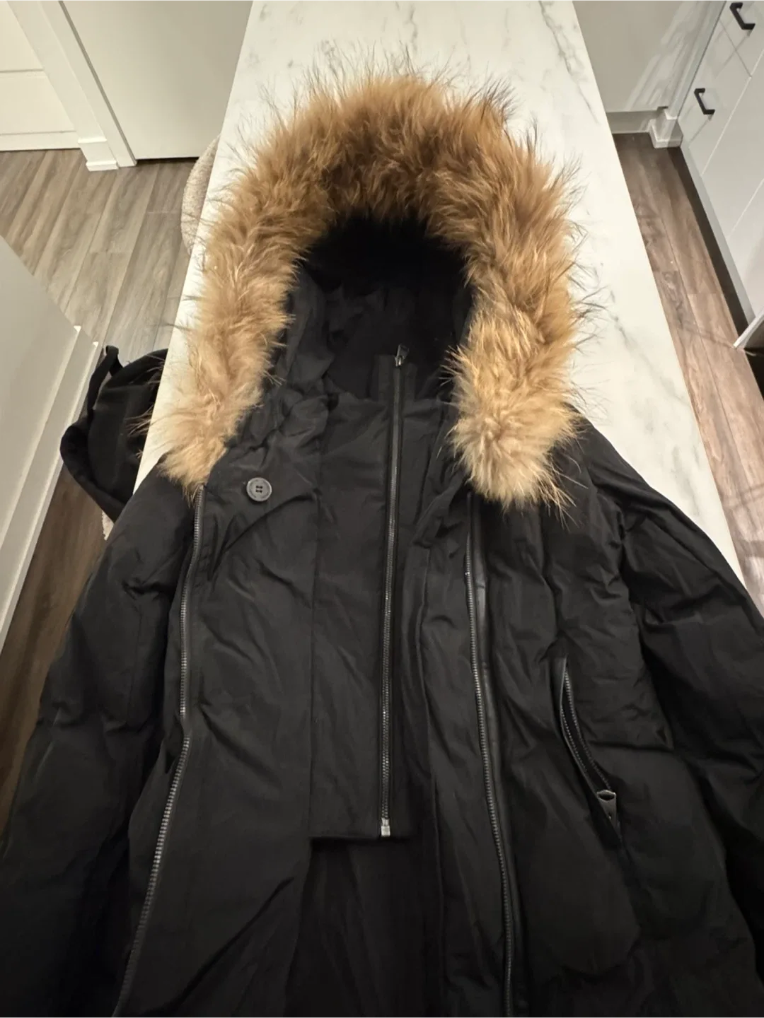Mackage Black Down Puffer Coat image indicator(3)