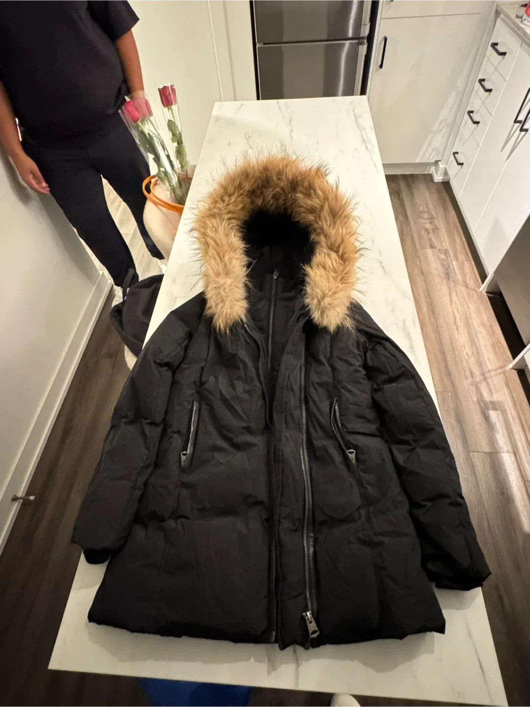 Mackage Black Down Puffer Coat image indicator(8)