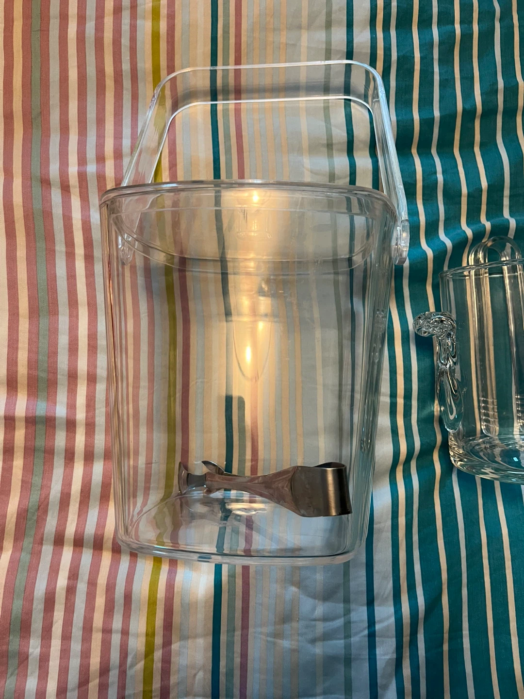 Acrylic Ice Bucket with Tongs - photo 2