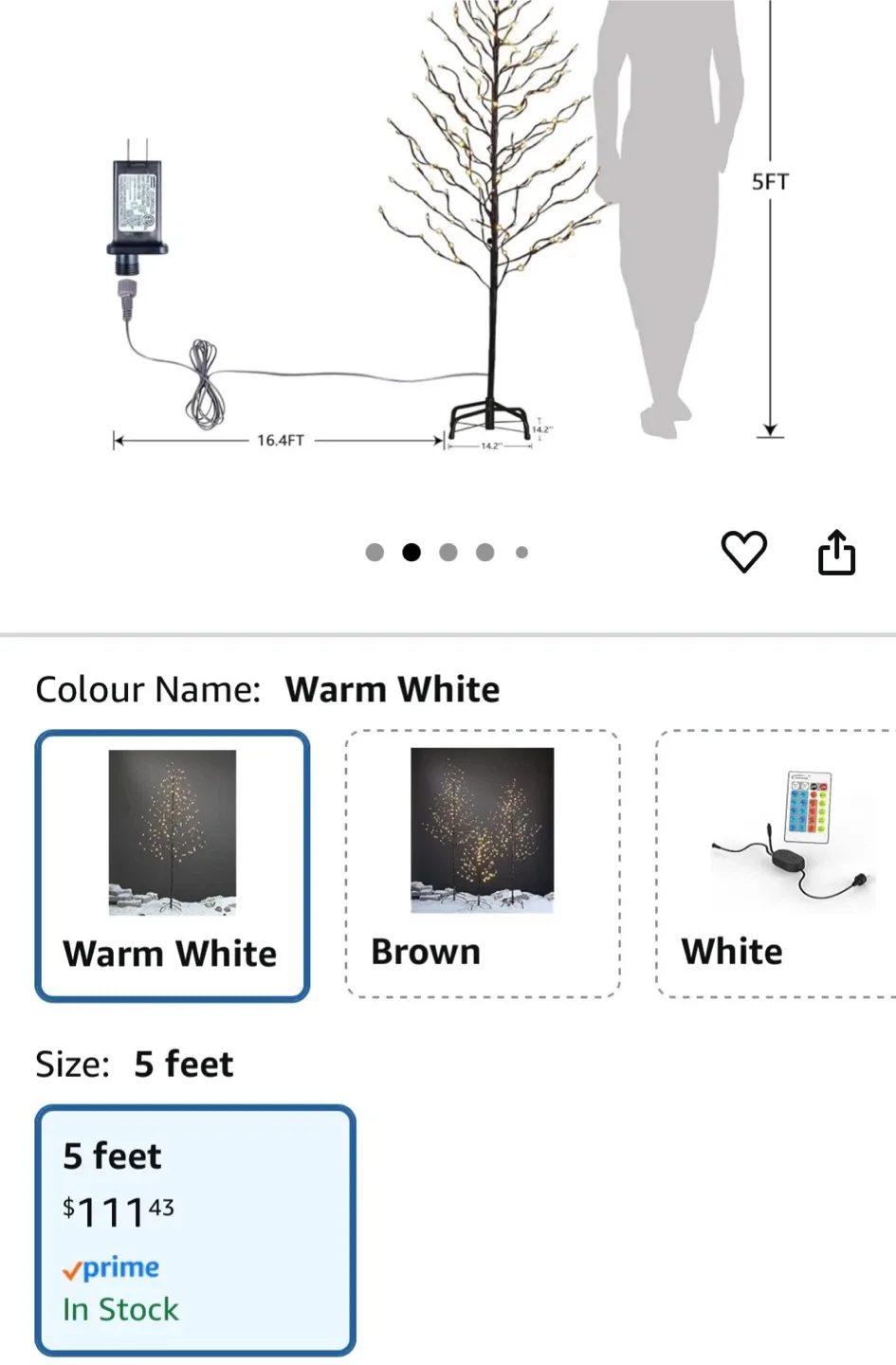 Lighted Holiday Tree - Indoor/Outdoor image indicator(5)