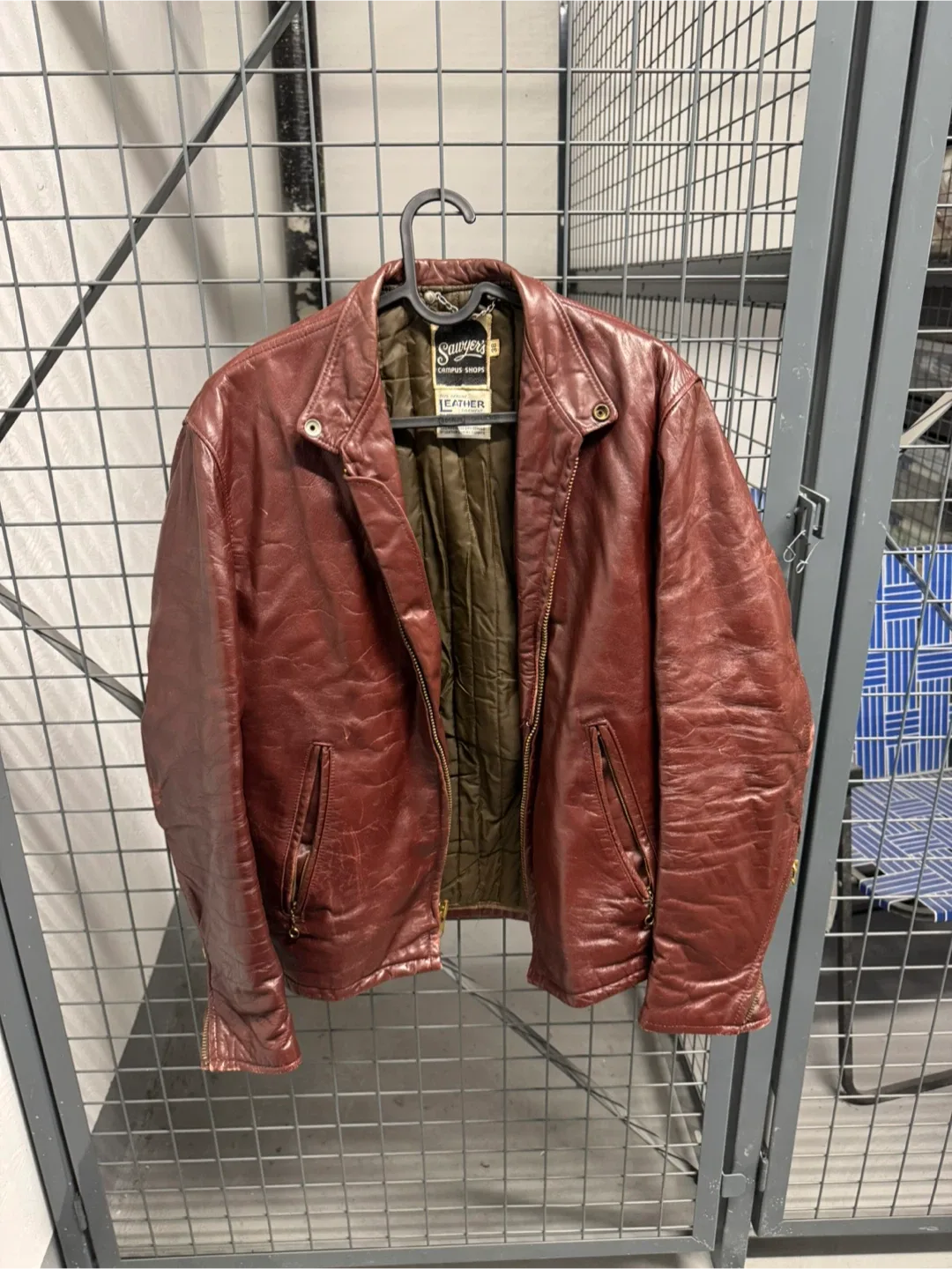 Vintage Souvenir Genuine Leather Jacket image indicator(3)