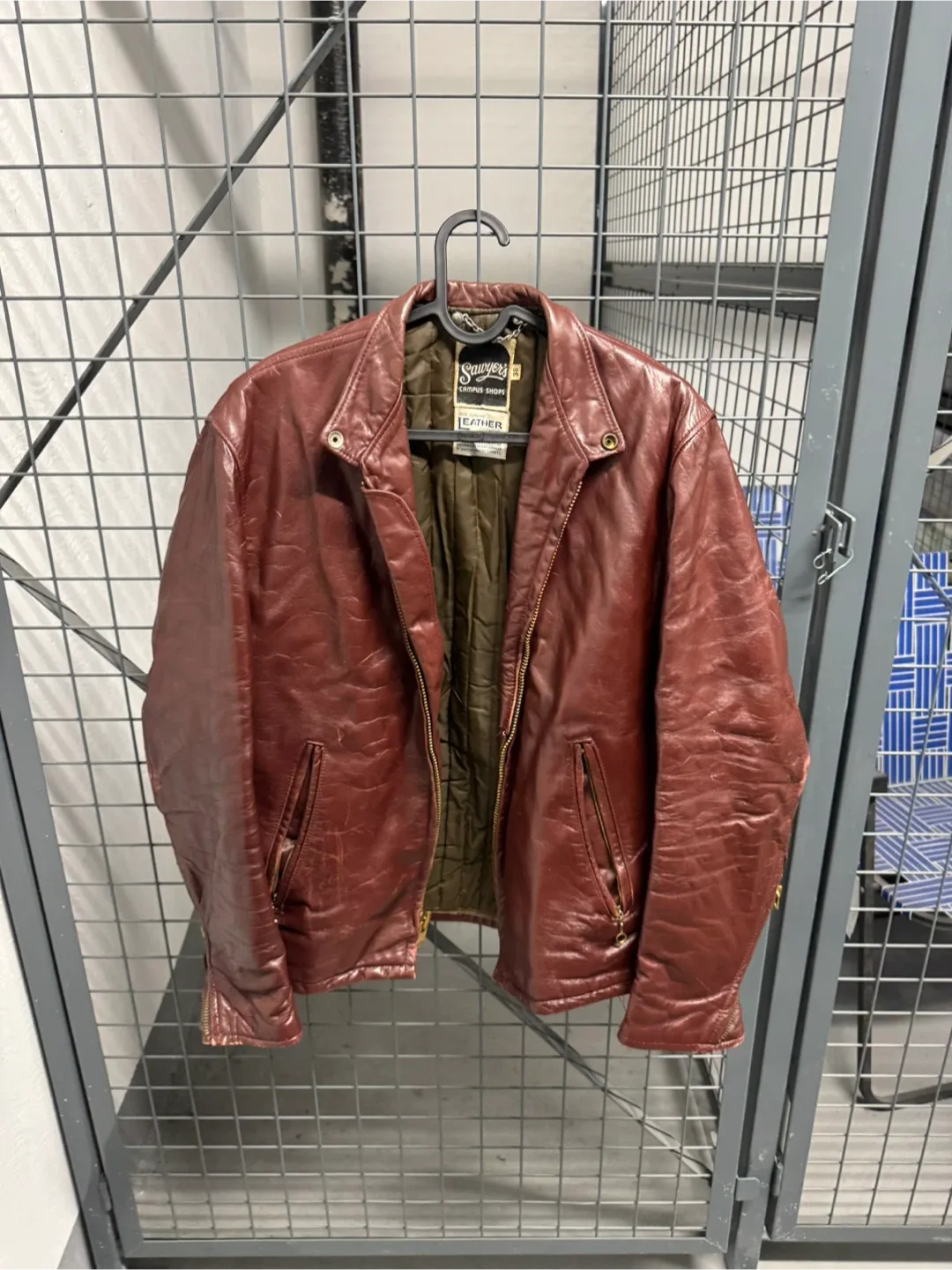 Vintage Souvenir Genuine Leather Jacket image indicator(2)