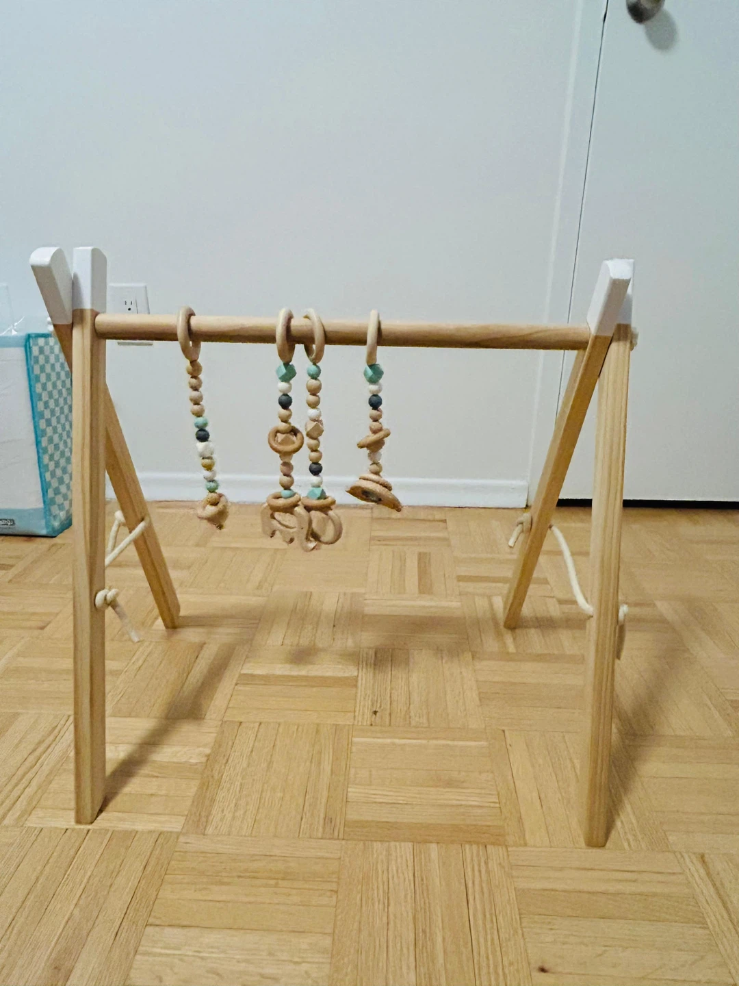 Wooden Baby Gym Play Bar Activity Center