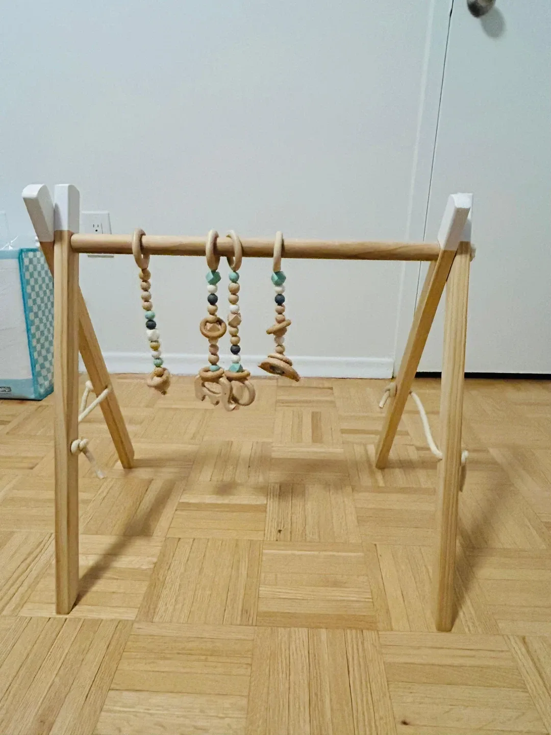 Wooden Baby Gym Play Bar Activity Center thumbnail