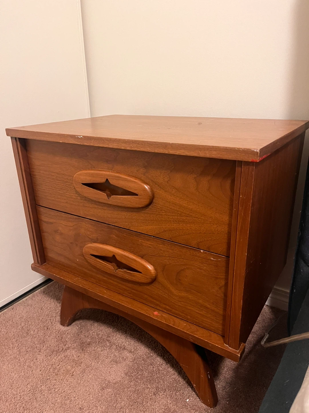 Vintage Mid-Century Modern Nightstand