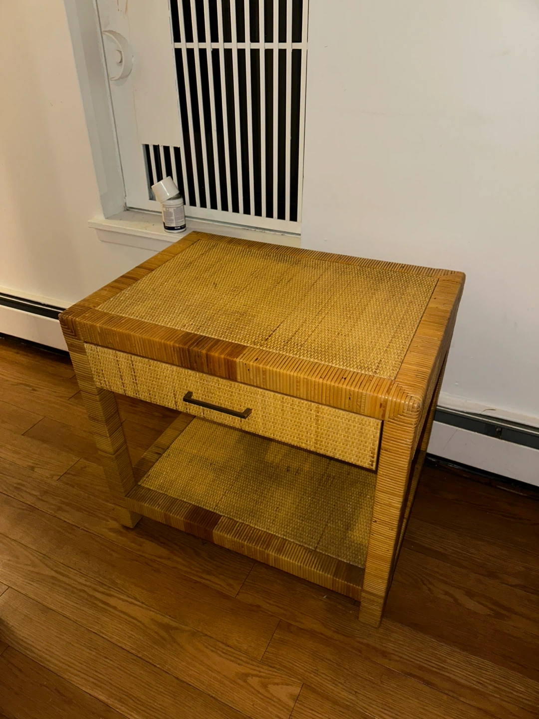 Wicker/Rattan Wood Nightstand - photo 2