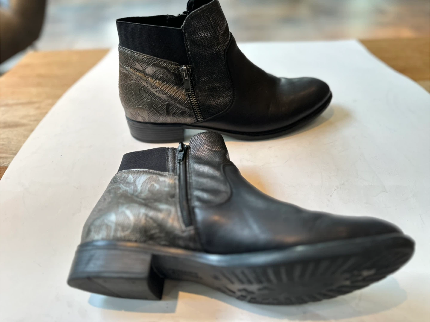 REMONTE Leather Ankle Boots - Size EUR 40/ US 9-9.5 - photo 4