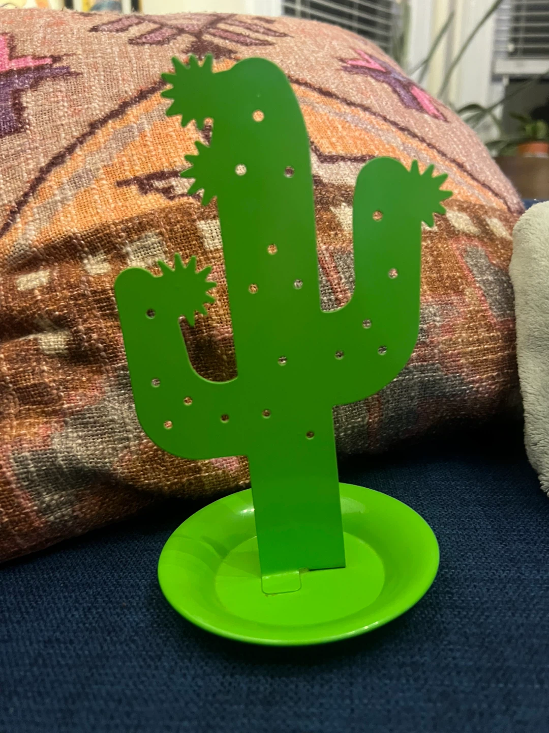 Cactus Jewelry Holder - Green
