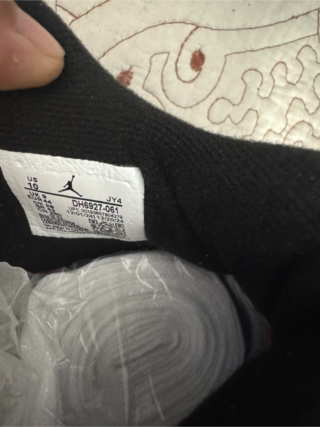 New Air Jordan 4 Retro Stealth, Size US 10 - photo 4