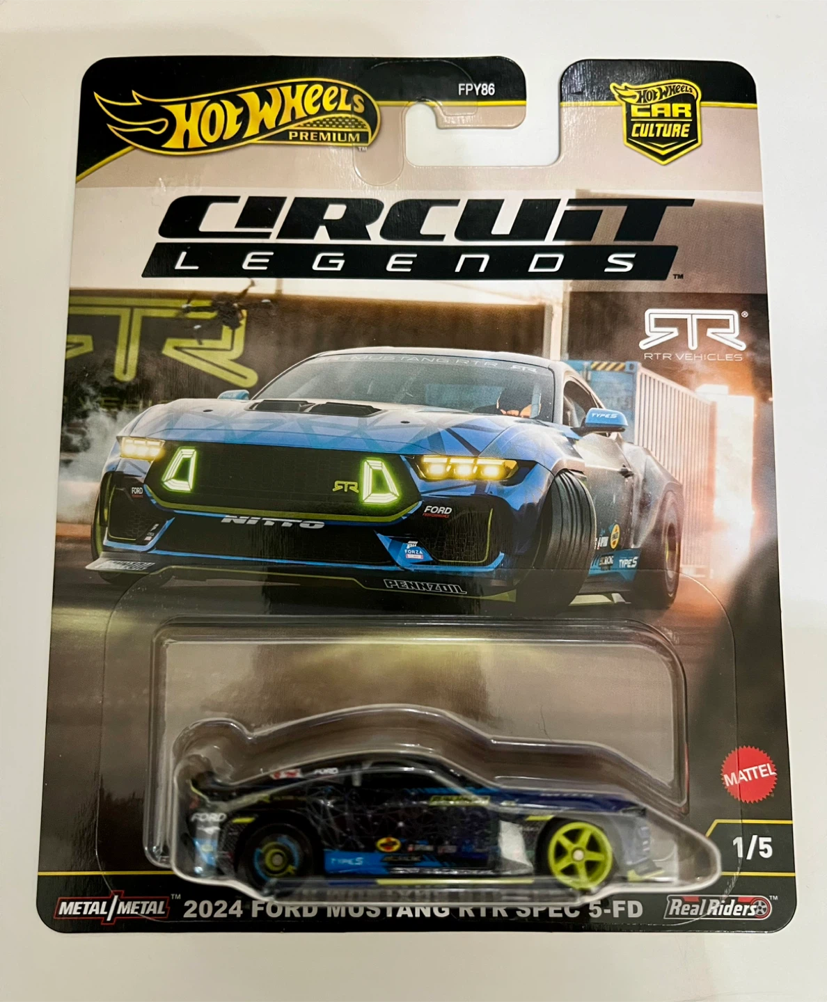 Hot Wheels 2024 Ford Mustang RTR Spec 5-FD
