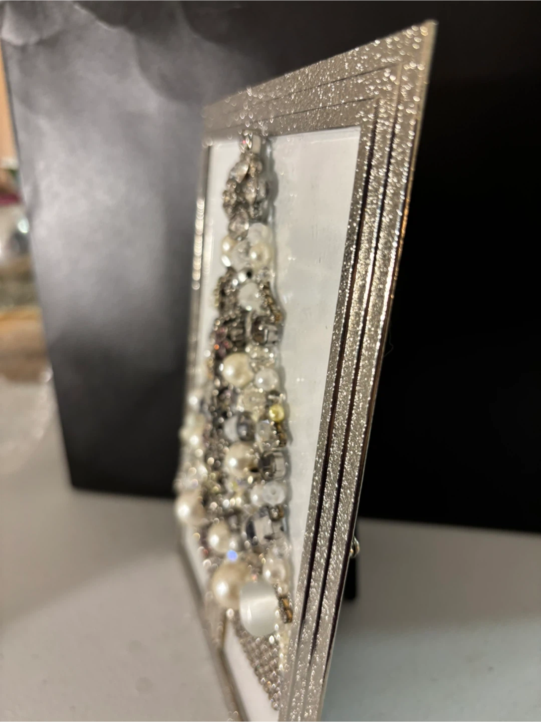 Framed Jewelled Christmas Tree Wall Art - photo 4