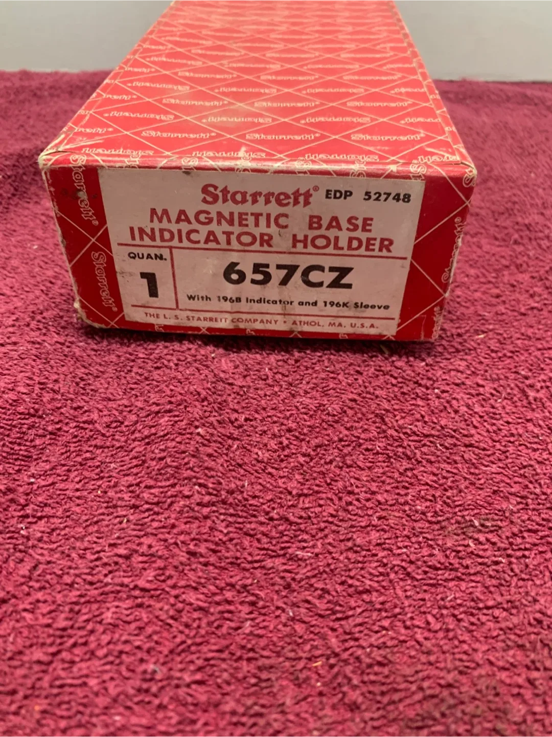 STARRETT MAGNETIC BASE INDICATOR HOLDER image indicator(4)