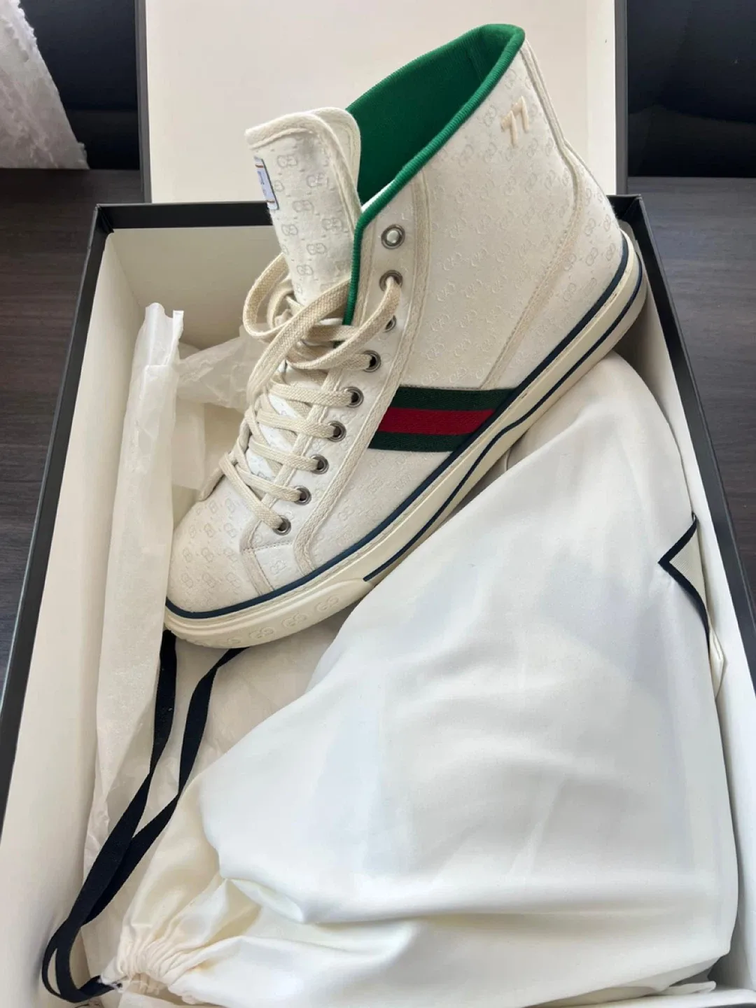 Gucci Tennis 1977 High-Top Sneakers image indicator(3)