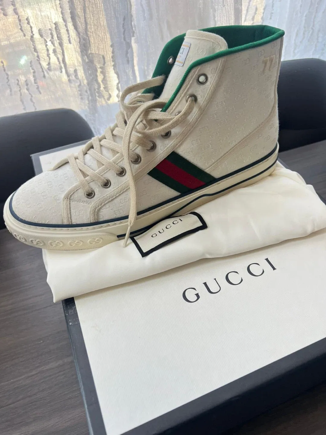 Gucci Tennis 1977 High-Top Sneakers