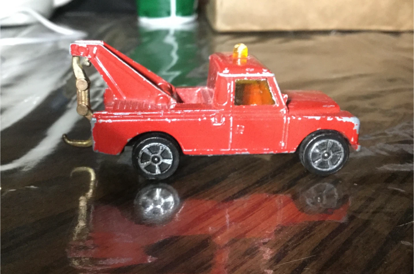 Corgi Juniors Whizzwheels Land Rover Wrecker Truck - photo 3